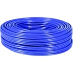 Bobine de cable RJ45 CAT6 multibrin FTP 100m bleu