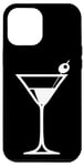 Coque pour iPhone 12 Pro Max Verre à Martini avec olive I like cocktails