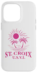 Coque pour iPhone 14 Pro Max Souvenirs de Saint-Croix usvi Îles Vierges américaines Rappel de vacances