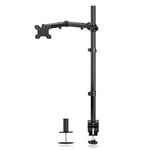 Suptek Single Monitor Arm, Tall Monitor Stand 80cm Pole, Max Load 10kg, Monitor Arm Desk Mount for 13-32 inch Screens PC Monitor Stands - Desk Mounted Monitor Mount MD6821