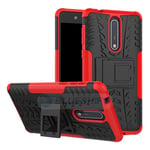 Nokia 8 Heavy Duty Case Red