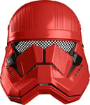 Rubie's Official Disney Star Wars Ep 9, Red Stormtrooper Half Face Mask, Adult O