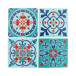 Artemio Set de 4 Stickers Mosaïque, Autre, Multicolore, 26,5 x 0,2 x 31 cm 22002027