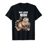 Nibi The Diva Beaver, Wild, Cute and Free, We Love Nibi T-Shirt