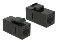 DeLock 86381 Keystone-modul RJ45-kontakt till RJ45-kontakt Cat.6 UTP s