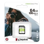 64GB SD XC Memory Card For Canon EOS 4000D Digital Camera