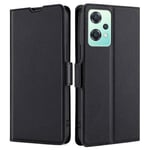 OnePlus Nord CE 2 Lite 5G PU Leather Card Slot Fodral - Svart Svart