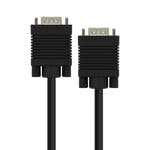 Câble VGA mâle vers VGA mâle Adaptateur Vidéo 3m LinQ Noir