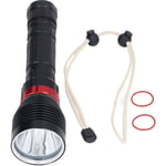 Jeffergarden - Lampe de poche de plongée à led professionnelle 5000LM IPX8 étanche Portable 328.1ft lampe torche sous-marine