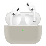 Apple AirPods Pron erittäin ohut silikonikotelo - Rock Väri Hopea/Harmaa