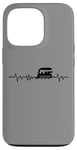 Coque pour iPhone 13 Pro Train Heartbeat Locomotive Chemin de fer Vapeur Modèle Train