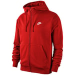 Sweat-shirt Nike  Full Zip Hoodie  Club / Rouge