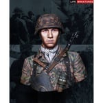 Life Miniatures - 12th Ss Panzer Division 'hitlerjugend' Normandy 1944buste 12th Ss Panzer Division 'hitlerjugend' Normandy 1944 Life Miniatures B012 1/10ème Maquette Char Promo Figurine Miniature