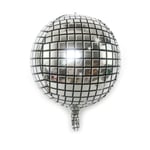 Disco alla ballonger för 70-talstema Disco Party SILVER SILVER Silver