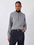 Marella Orso Wool Blend Hoodie, Light Grey Melange