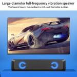 A4 Wired Computer Soundbar Rgb Light Effect Stereo Bass Speaker Home Part