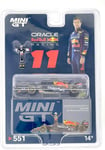 MINI GT x MiJo Exclusives 1/64 Oracle Red Bull Racing RB18 2022 Winner #11 Monac