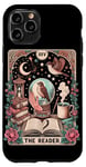 Coque pour iPhone 11 Pro The Reader Tarot Card Funny Bird Lover Lecteur de livre