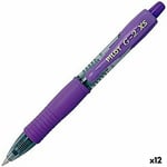 Penna Roller Pilot G-2 XS Indragbar Violett 0,4 mm (12 antal)