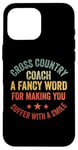 iPhone 16 Pro Max Cross Country Coach Appreciation Running Coach Men Women Case