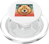 Chien Chow Chow Chow Chow face à un fidèle amoureux des PopSockets PopGrip pour MagSafe