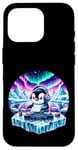 iPhone 16 Pro Funny Penguin Dj Headphones Graphic for Men Women Kids Case