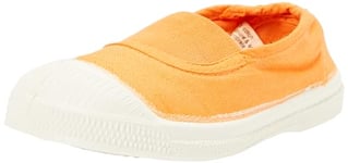 Bensimon Garçon Unisex Kinder Tennis Elastique Basket, Clementine, 24 EU