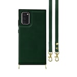 Case with Cord for Samsung Galaxy S20 FE  Multifunction With Lanyard - green