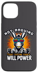 Coque pour iPhone 13 Ne pas argumenter juste tester votre volonté Power Têtu Donkey Pun