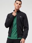 Lacoste Zip Thru Sweatshirt - Black, Black, Size L, Men