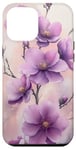 Coque pour iPhone 12 Pro Max Fleur De Cerisier Japonais Fleur Pourpre