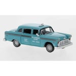 BREKINA 58936 1/87 HO TAXI CHECKER CAB SEATTLE 1974 US VOITURE MINIATURE H0