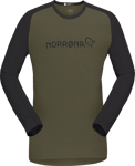 Norrøna Men's Fjørå Equaliser Lightweight Long Sleeve Olive Night, XL