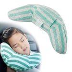 Automobile pour Enfants Coussin -Voiture Adaptateur Enfant Coussin Oreiller de Nuque Repose Coussinets d'Epaule de Voiture Protège Ceinture de Sécurité Amovible Lavable et Pratique