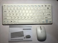 Wireless Small Keyboard & Mouse Box Set for Samsung ES550 Smart TV Television