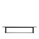 Normann Copenhagen - Panel Table 100 x 420 cm Black Dark Brown - Ruokapöytä - Simon Legald - Ruskea - Metalli/Puu