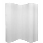 Maison Chic - Cloison de séparation - Paravent Séparation de pièces Bambou Blanc 250 x 165 cm