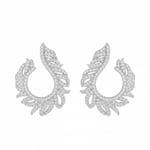 SNÖ OF SWEDEN North loop ear Silver/clear-Onesize