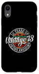 iPhone XR Vintage 2013 Bday Stamp 12th Birthday Gifts 12 Year Old Case