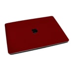 Red Carbon Fibre Vinyl Skin Sticker for Apple MacBook Air 13 2018 Laptop wrap