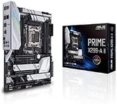 Asus Prime X299- A II ATX Carte mère (Intel X299) LGA 2066, 12 Niveaux d'alimentation IR3555, DDR4 4266 MHz, Triple M.2, USB 3.2 Gen 2 Type-C, Intel LAN et éclairage Aura Sync RGB