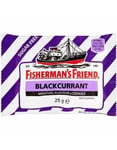 Sockerfri Fisherman's Friend med Smak av Svarta Vinbär och Mentol