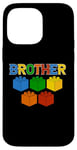 Coque pour iPhone 14 Pro Max T-shirt humoristique Brother Master Builder Bricks Blocks