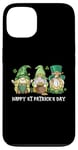 Coque pour iPhone 13 Gnomes irlandais heureux de la Saint-Patrick