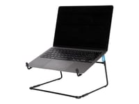 R-Go Laptop Stand Steel Office - Ställ För Bärbar Dator - 5 Kg Belastningskapacitet - 10" - 22" - Svart