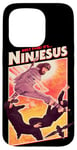 iPhone 15 Pro It's Ninjesus 80s Action Movie Atheist Christian Ninja Jesus Case