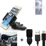 For OnePlus Nord 2T + CHARGER Mount holder for Car radio cd bracket