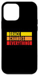 iPhone 12 mini Grace Changes Everything - Jesus Christian God Faith Stripes Case