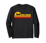 West Jordan Vintage Sunset Logo Retro City Long Sleeve T-Shirt