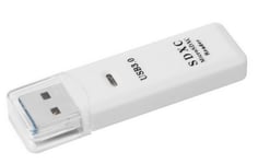 USB 3.0 kortlæser - Hvid